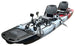 ReelYaks Raider Tandem & Solo Modular Propeller Drive Pedal Fishing Kayak 14ft | 530lbs Capacity | 3 Piece - Rugged Venture