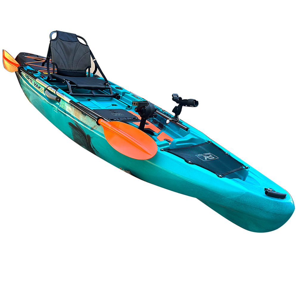 ReelYaks Rapido Modular Propeller Drive Pedal Fishing Kayak 10.8ft | 440lbs Capacity | 2 Piece - Rugged Venture