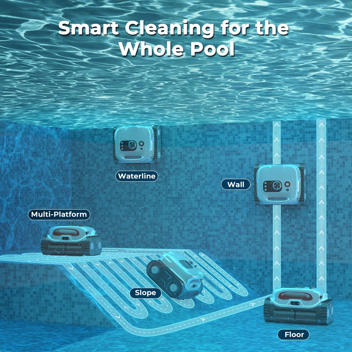 Sublue BN Pro Robotic Pool Cleaner - Rugged Venture