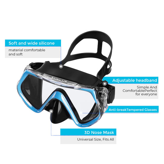 Sublue Dive Mask + Snorkel Set - Rugged Venture