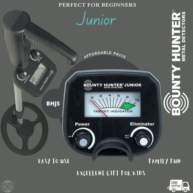 Bounty Hunter Junior Metal Detector - Rugged Venture