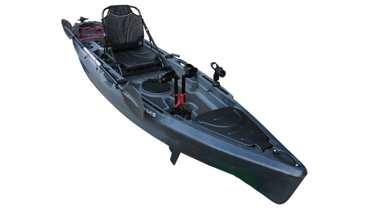 ReelYaks Rubicon Fin Pedal Drive Fishing Kayak 11' | 501lbs capacity | oceans lakes rivers - Rugged Venture