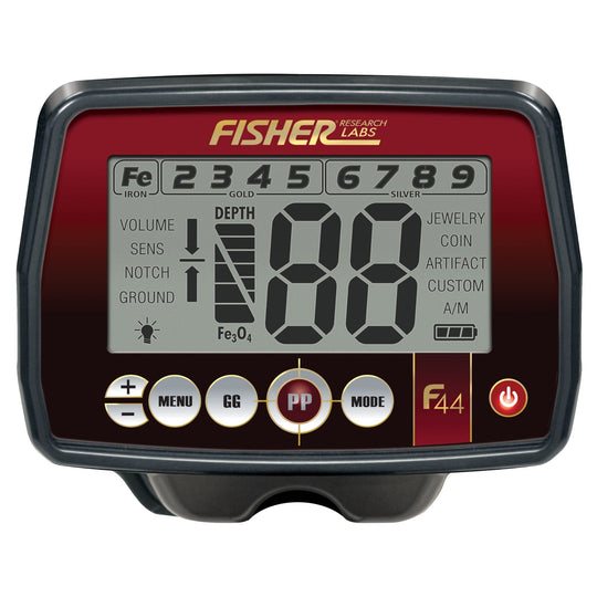 Fisher F44 Weatherproof Metal Detector - Rugged Venture