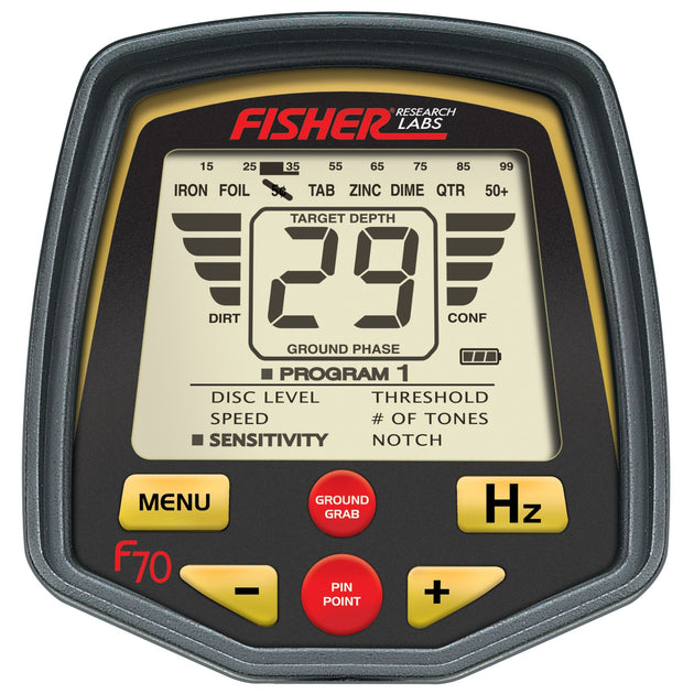 Fisher F70 Metal Detector - Rugged Venture