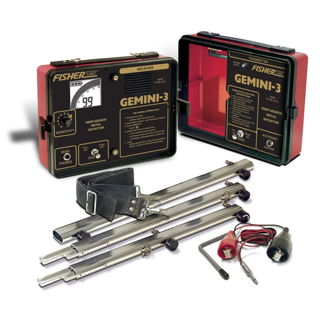 Fisher Gemini 3 Metal Detector - Rugged Venture