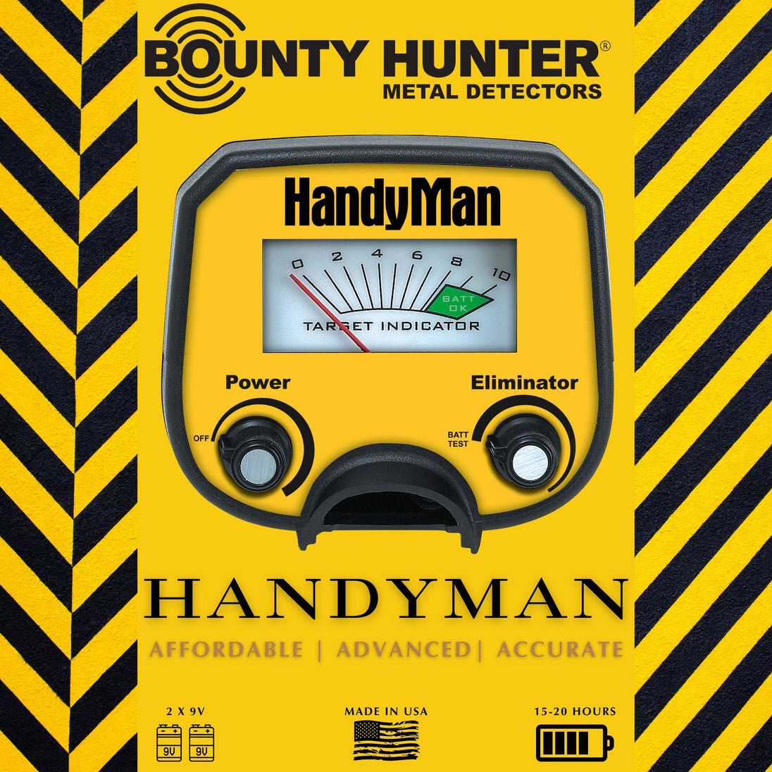 Bounty Hunter HandyMan Metal Detector - Rugged Venture