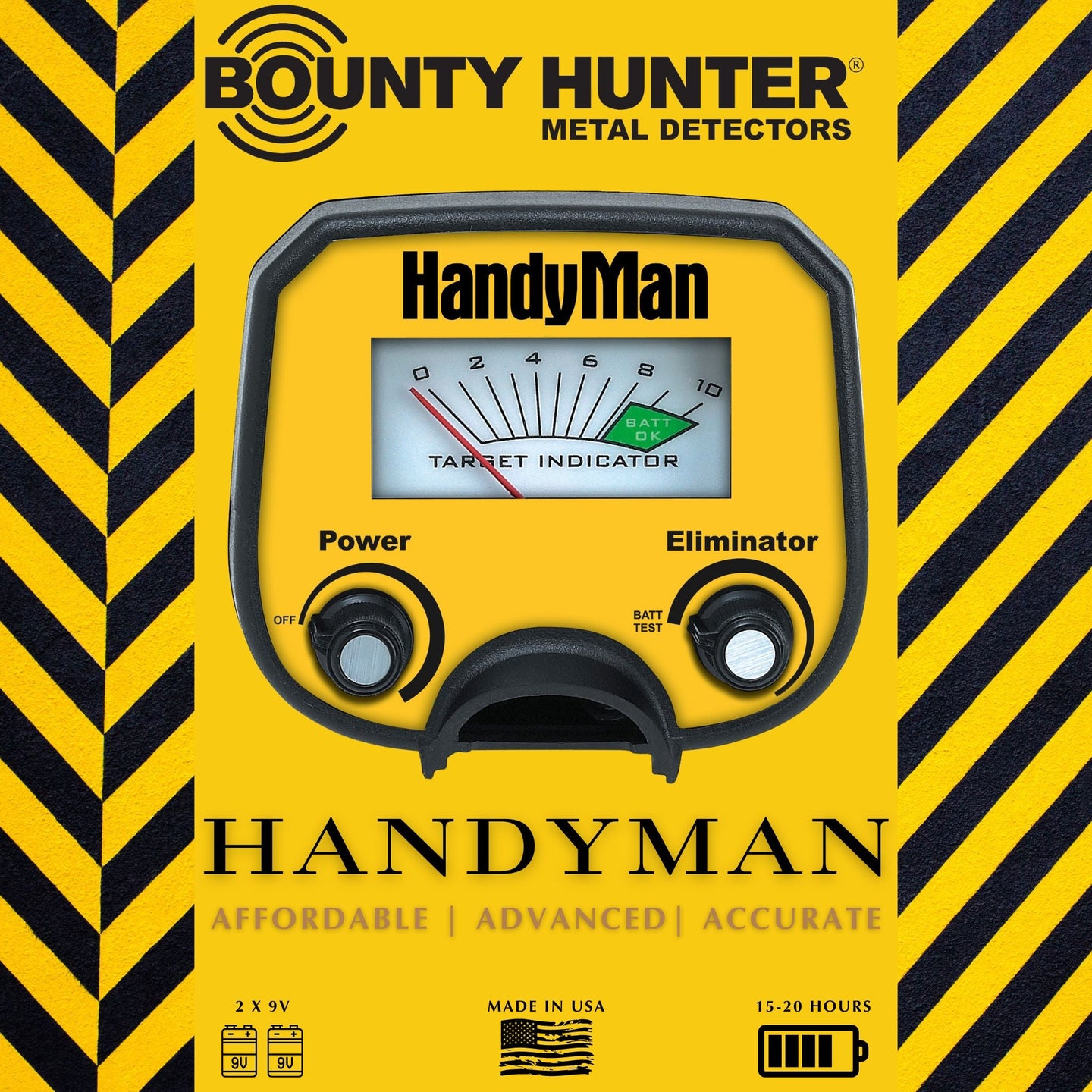 Bounty Hunter HandyMan Metal Detector - Rugged Venture