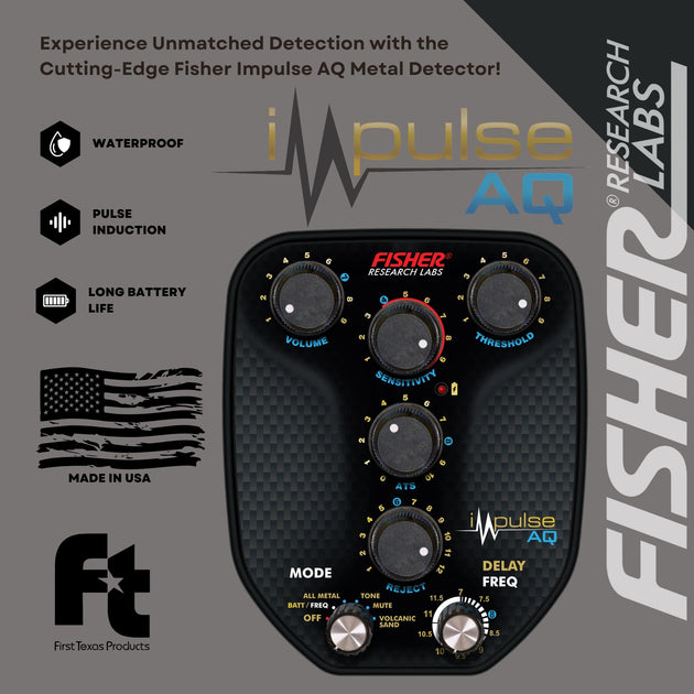 Fisher Impulse AQ Limited Metal Detector - Rugged Venture