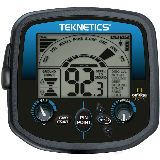 Teknetics Omega 8500 Metal Detector - Rugged Venture