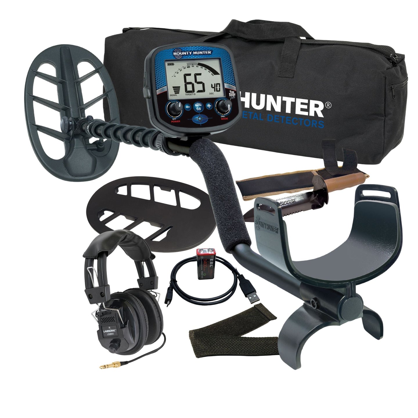 Bounty Hunter Time Ranger Pro Metal Detector - Rugged Venture