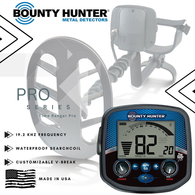 Bounty Hunter Time Ranger Pro Metal Detector - Rugged Venture