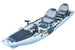 ReelYaks Rocket Propeller Drive Tandem & Solo Modular Fishing Kayak 13.8ft | Propeller Drive | 550lbs Capacity | 3 Piece - Rugged Venture