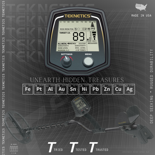 Teknetics T2 Series Metal Detectors - Rugged Venture