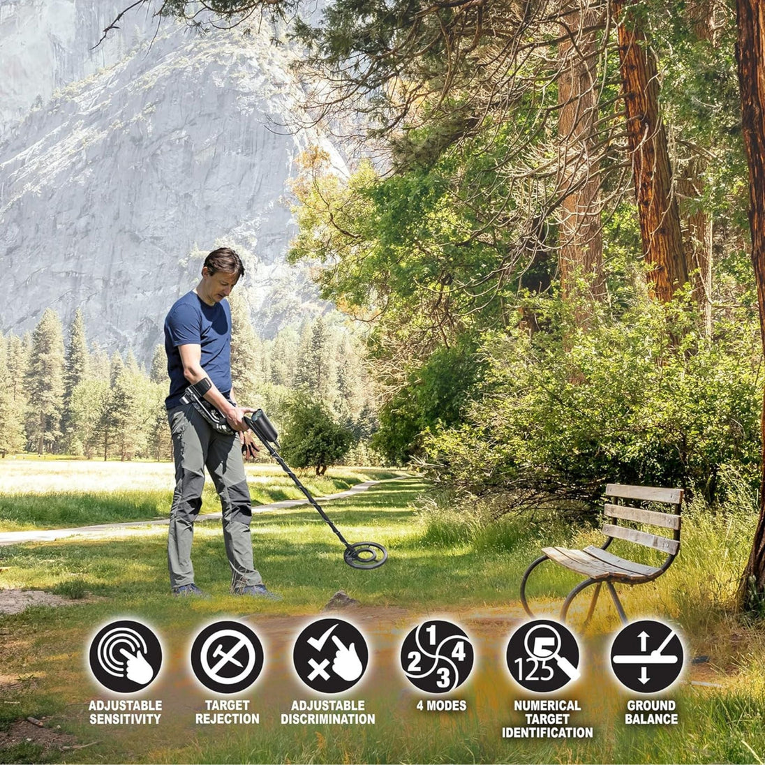 Bounty Hunter Time Ranger Metal Detector - Rugged Venture