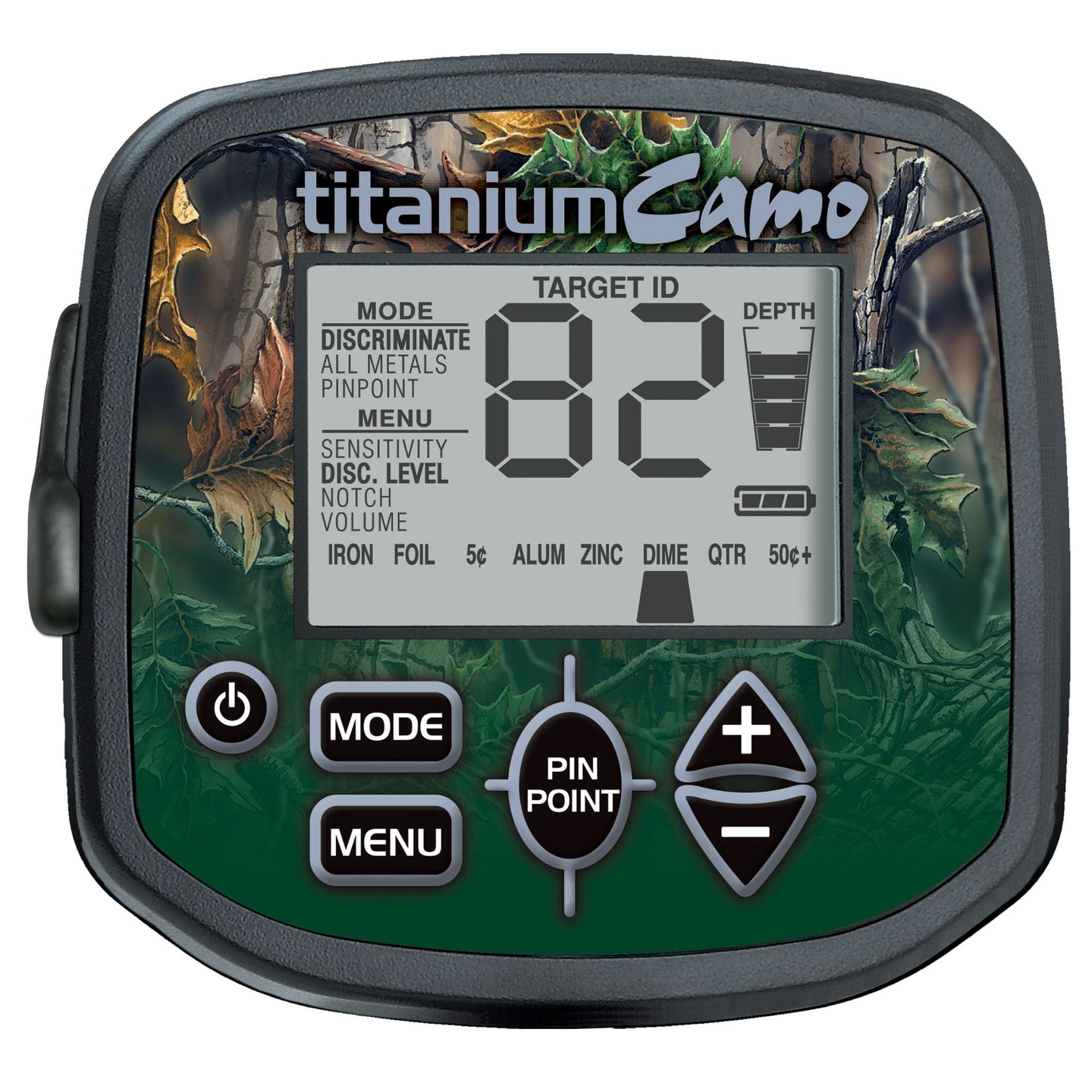 Bounty Hunter Titanium Camo Metal Detector - Rugged Venture