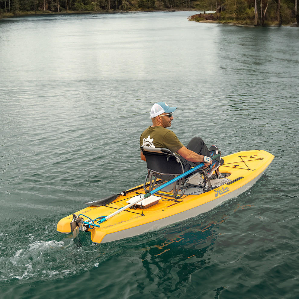 Hobie Lynx  Gudgeon with Universal Versa Rudder™ Adapter and Pole Steering - Rugged Venture