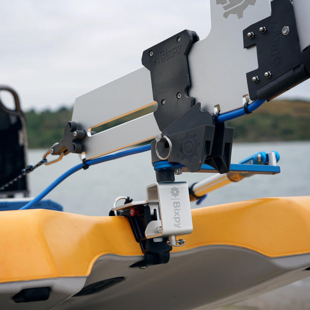 Hobie Lynx  Gudgeon with Universal Versa Rudder™ Adapter and Pole Steering - Rugged Venture