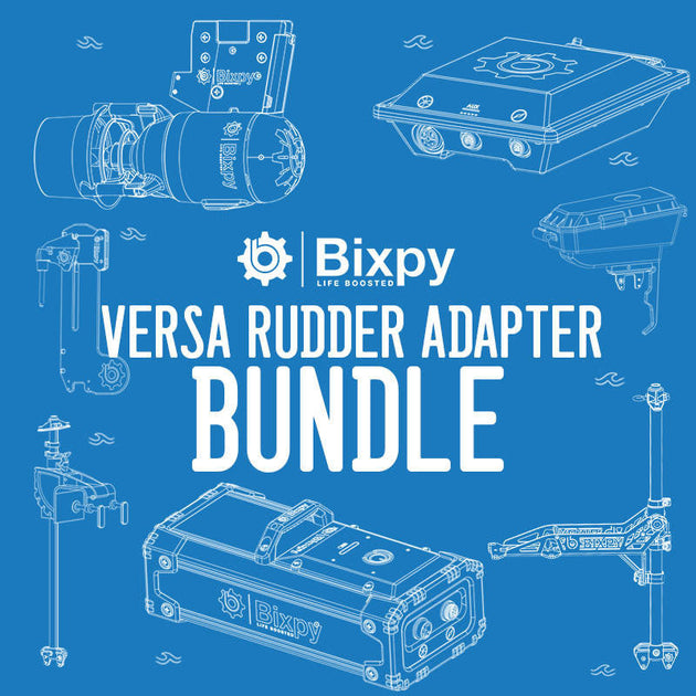 Universal Versa Rudder Adapter Bundle - Rugged Venture