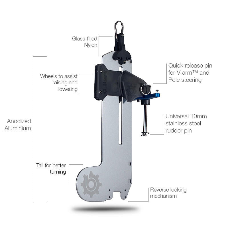 Universal Versa Rudder™ - Rugged Venture
