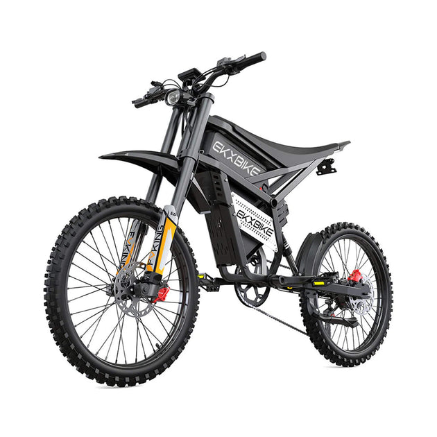 EKX E6 3000W 52V/40AH Premium Electric Carbon Steel Off-Road Mountain Dirt Bike (SAK18315) - Rugged Venture