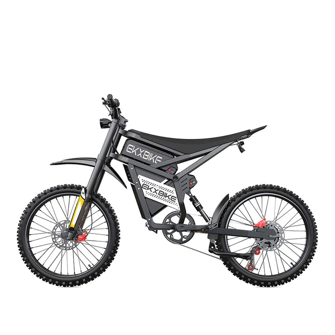 EKX E6 3000W 52V/40AH Premium Electric Carbon Steel Off-Road Mountain Dirt Bike (SAK18315) - Rugged Venture