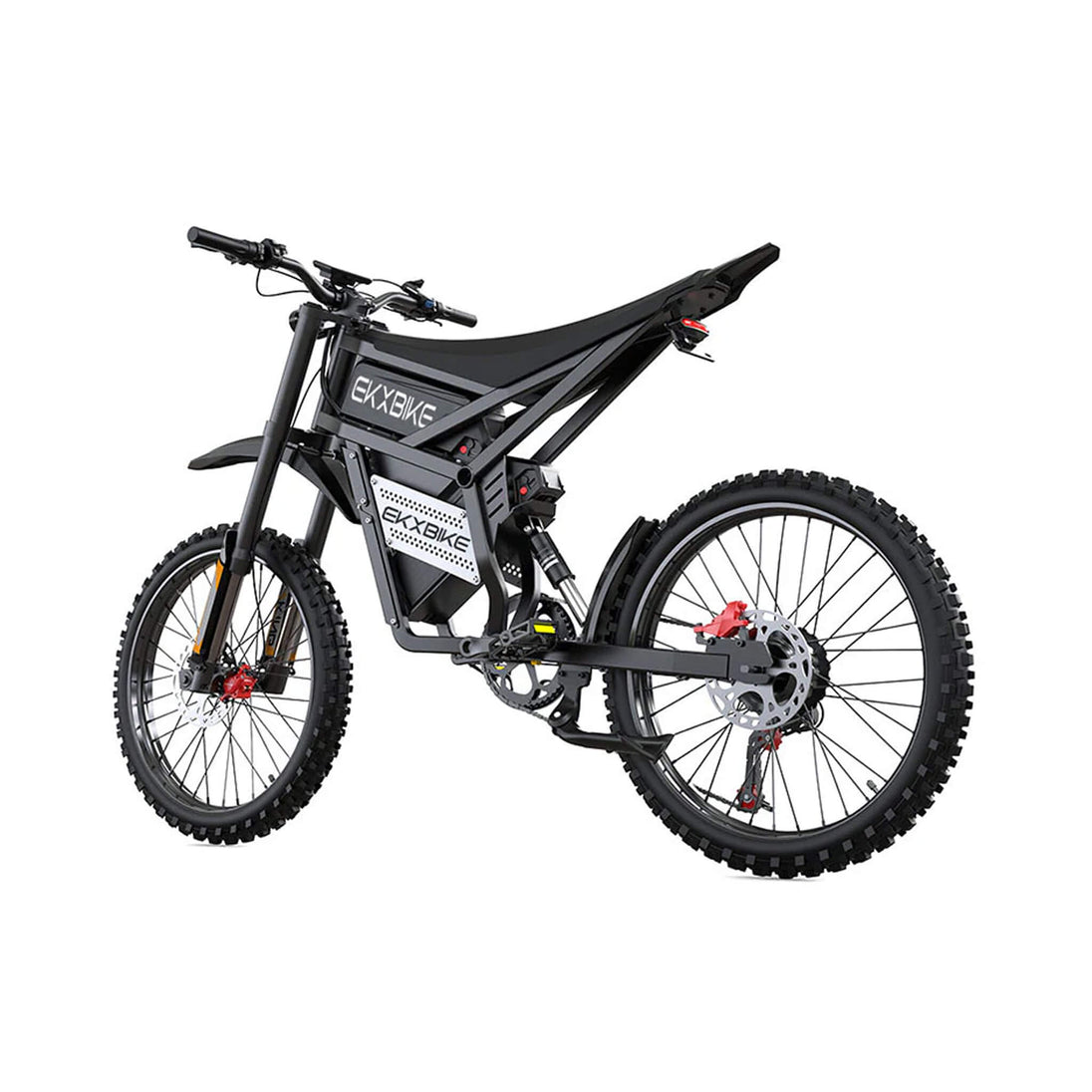 EKX E6 3000W 52V/40AH Premium Electric Carbon Steel Off-Road Mountain Dirt Bike (SAK18315) - Rugged Venture