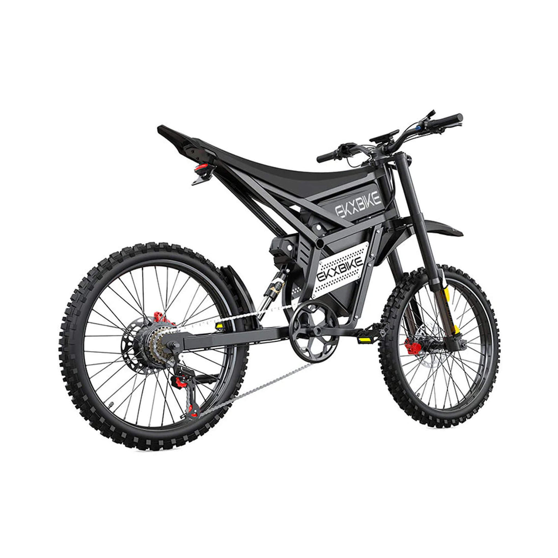 EKX E6 3000W 52V/40AH Premium Electric Carbon Steel Off-Road Mountain Dirt Bike (SAK18315) - Rugged Venture