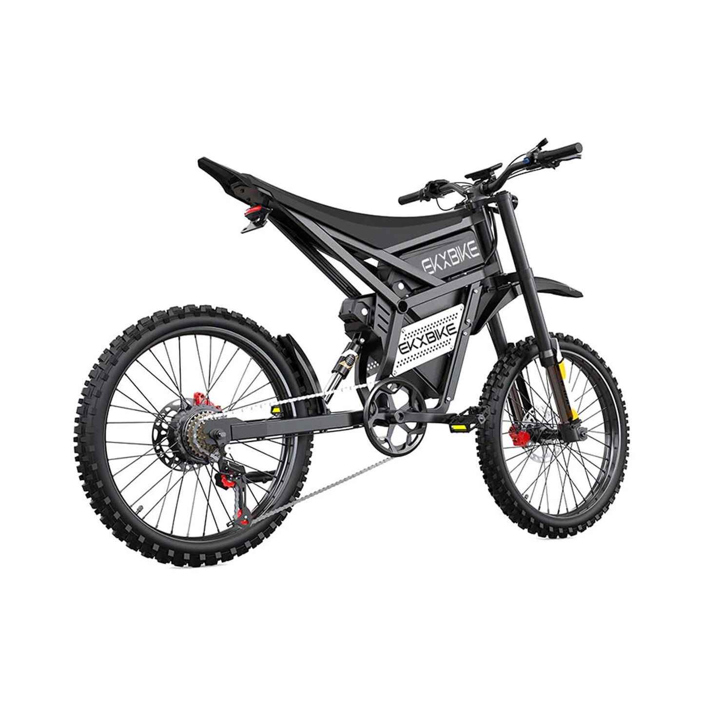 EKX E6 3000W 52V/40AH Premium Electric Carbon Steel Off-Road Mountain Dirt Bike (SAK18315) - Rugged Venture
