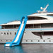 Extra Large Inflatable Private Dock Swimming Pool Yacht Water Slide With Safety Net And Electric Air Pump (SAK14286) - Rugged Venture