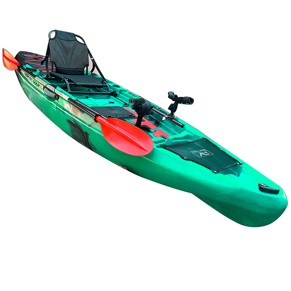 ReelYaks Rapido Modular Propeller Drive Pedal Fishing Kayak 10.8ft | 440lbs Capacity | 2 Piece - Rugged Venture