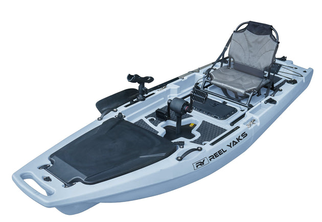 ReelYaks Rocket Propeller Drive Modular Pedal Fishing Kayak 9.8ft | 400lbs Capacity | 2 Piece - Rugged Venture