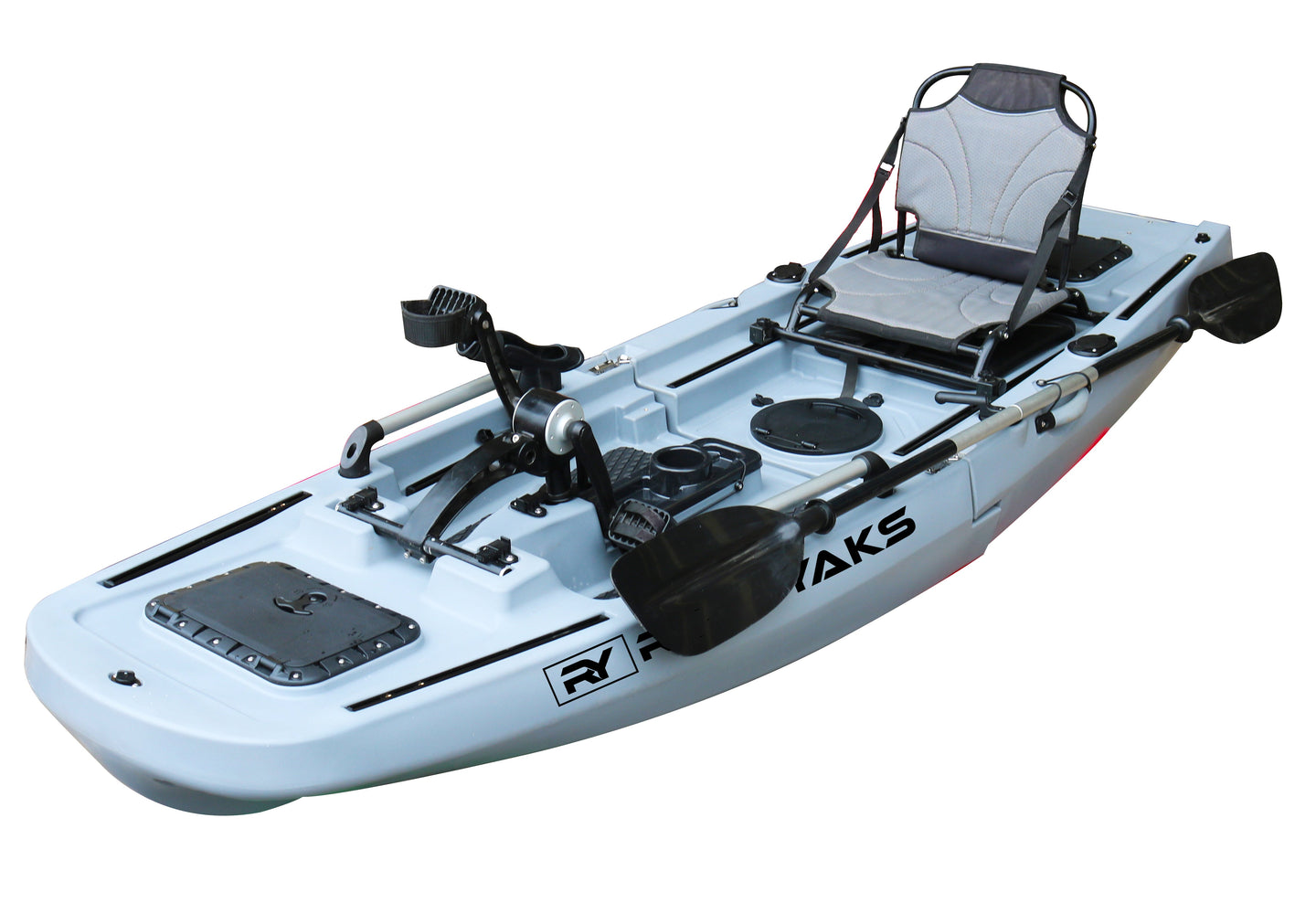 ReelYaks Rogue Modular Propeller Drive Pedal Fishing Kayak 9.8ft | 400lbs Capacity | 2 Piece - Rugged Venture