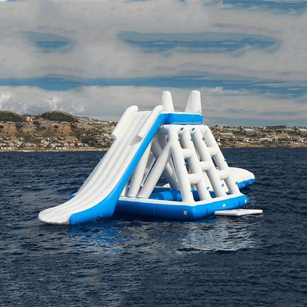 Large Inflatable Climbing Iceberg With Pump For Water Parks And Private Piers (SAK98301) - Rugged Venture