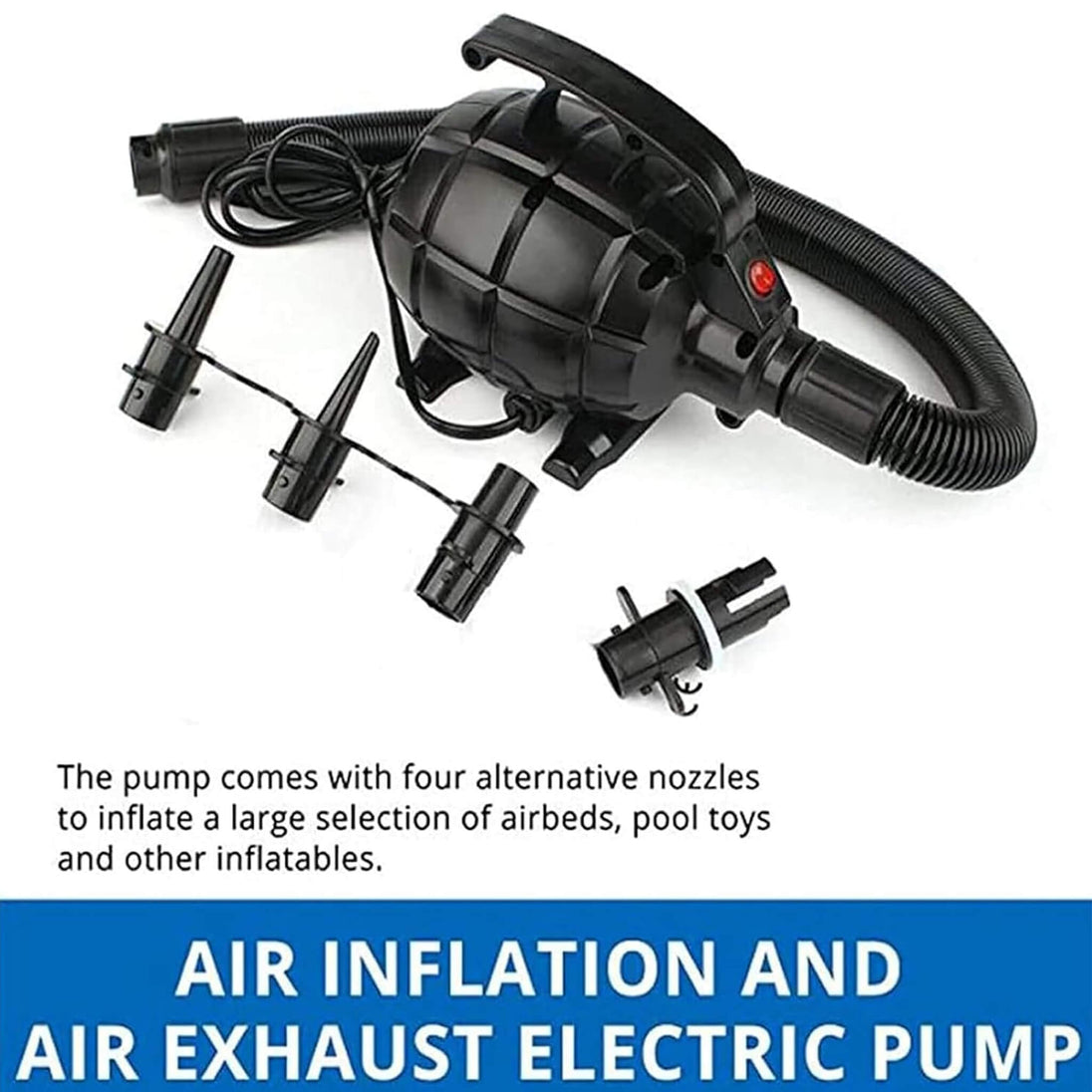Large Inflatable Water Floating Gyro With Air Pump For Pools, Lakes And Rivers (SAK16741) - Rugged Venture