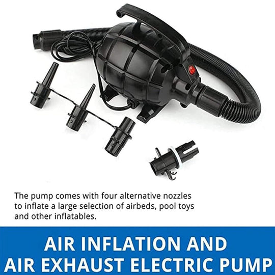 Large Inflatable Wall Climbing Bouncer With Slides And Air Pump For Pools, Lakes And Rivers (SAK52376) - Rugged Venture