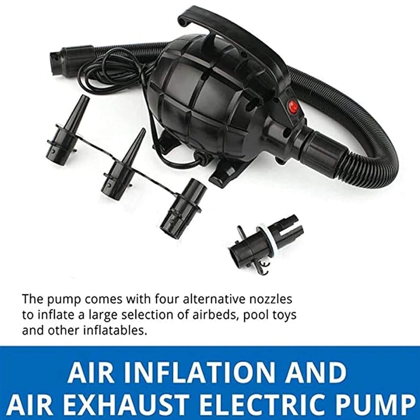 Large Inflatable Yacht Waterslide With Air Pump For Pools, Lakes And Rivers (SAK57374) - Rugged Venture