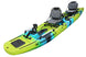 ReelYaks Rogue Tandem or Solo Modular Propeller Drive Pedal Fishing Kayak 14.3ft | 550lbs Capacity | 3 Piece - Rugged Venture